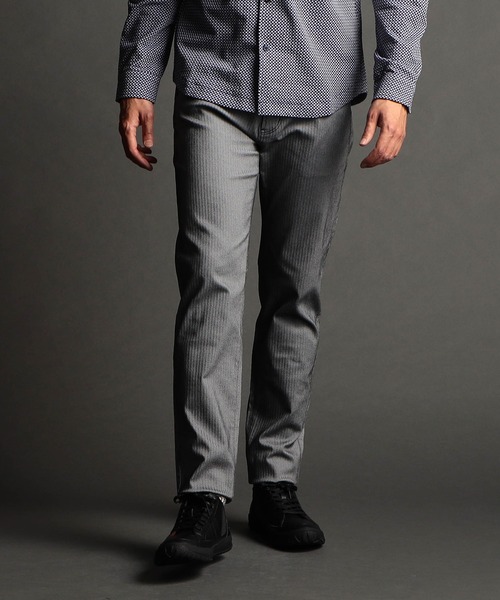 ニコルクラブフォーメン（NICOLE CLUB FOR MEN）/ガムストレッチヘリンボンパンツ NICOLE CLUB FOR MEN（ニコルクラブフォーメン） パンツ ガム