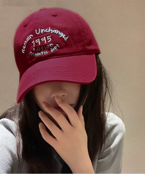 SHEENA キャップ 帽子 「サイズ調整可能」ロゴ刺しゅうキャップ