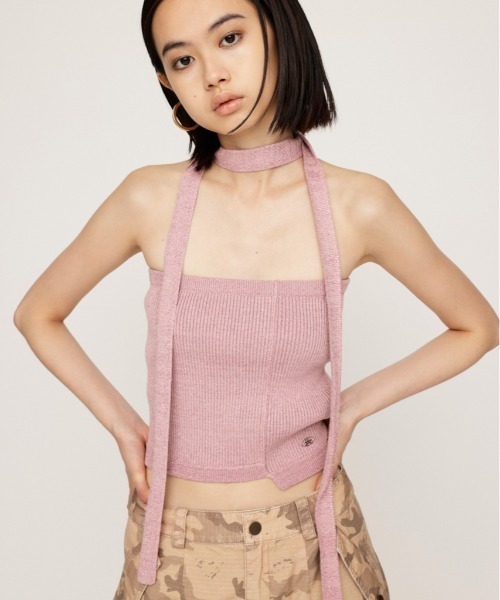 フーディサマーニット SLY SLY ニット セーター HinaYoshiharaxSLY KNIT HOODIE