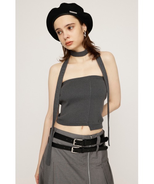 新品☆SLY スライ トップス ニット 2点セット レディース SLY ニット セーター TIE SET BARE KNIT TOPS タイ セット ブラ