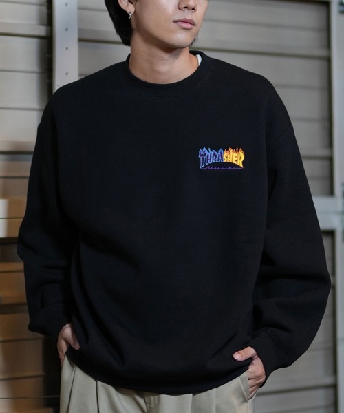 THRASHER - M 80s THRASHER スウェット トレーナー FRUIT 白 USA製 M 80s THRASHER スウェット トレーナー FRUIT 白 USA製（90s