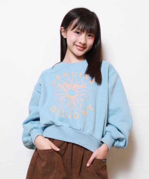 RiCO SUCRE（リコシュクレ） トレーナー フラワープリントプルオーバー