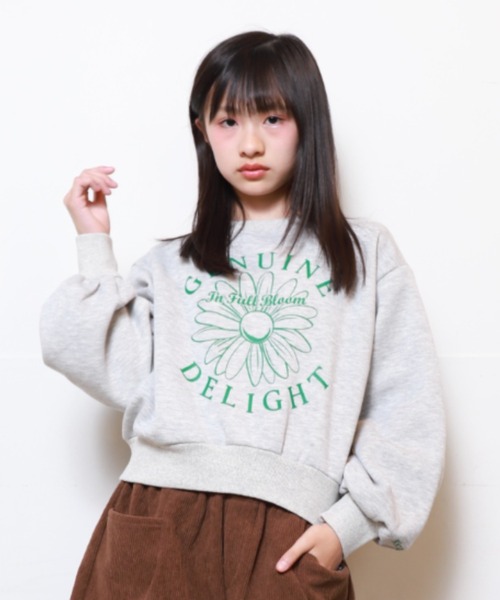 RiCO SUCRE（リコシュクレ） トレーナー フラワープリントプルオーバー