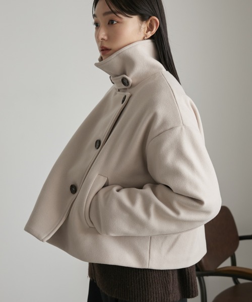 Aunt Marie's（アントマリーズ） コート アウター スタンドカラー3WAY