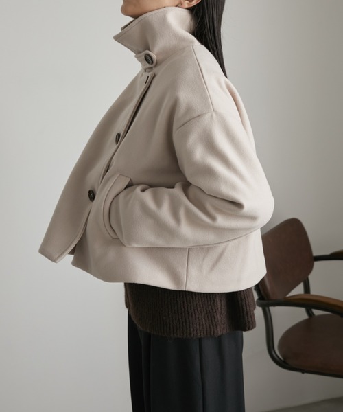 Aunt Marie's（アントマリーズ） コート アウター スタンドカラー3WAY