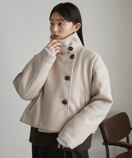 Aunt Marie's（アントマリーズ） コート アウター スタンドカラー3WAY