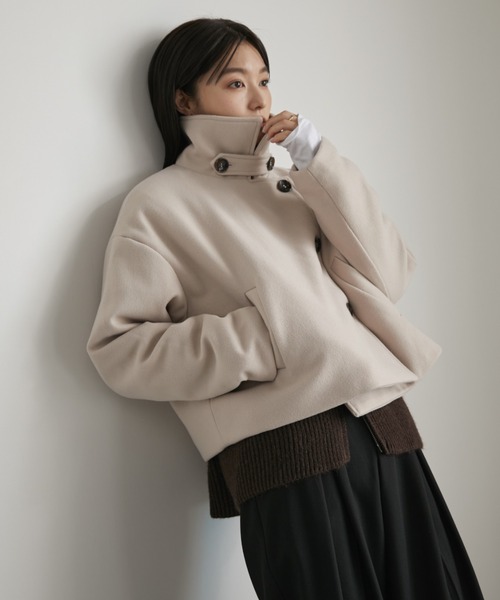 Aunt Marie's（アントマリーズ） コート アウター スタンドカラー3WAY