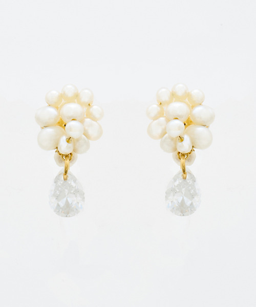 ピアス 「Completedworks /コンプリ―テッドワークス」パールピアス レディース