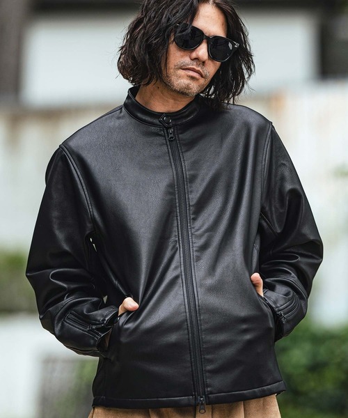 楽天市場】W Leather Jacket JEANASIS ジーナシス ジャケット