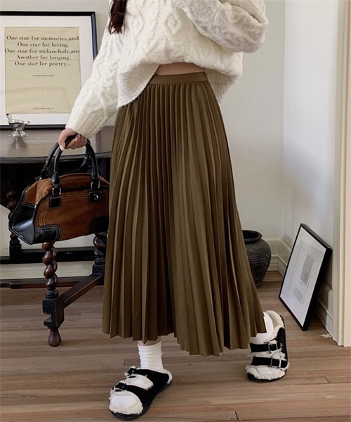 Dream garden（ドリームガーデン） スカート ロングプリーツスカート