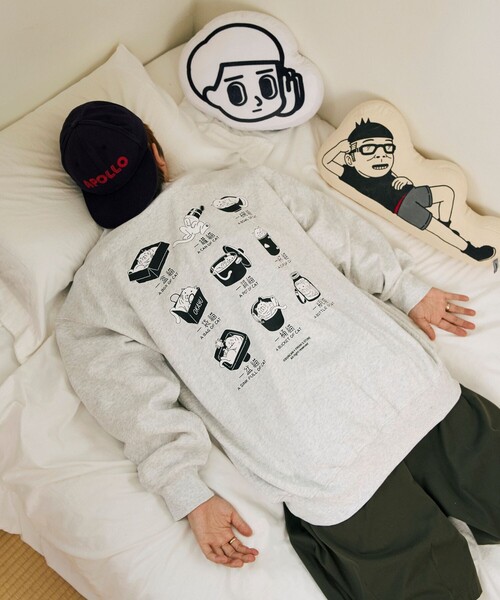 トレーナー スウェット DUNCAN/ダンカン Cat Quantification SWEAT/バックプリント クルーネック スウェット メンズ | FREAK'S STORE | 03