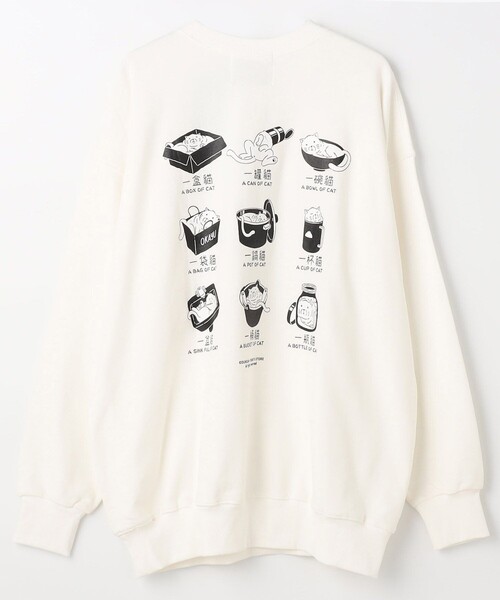 Von Dutch☆Sweatshirt バックプリント スウェット トレーナー バックプリントスウェット(130 グリーン): トップス｜Right-on