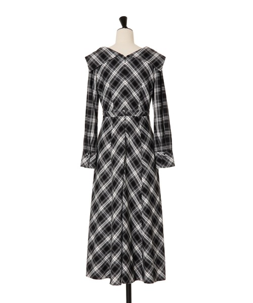 ワンピース Coutume Plaid Flare Dress Coutume Plaid Flare Dress