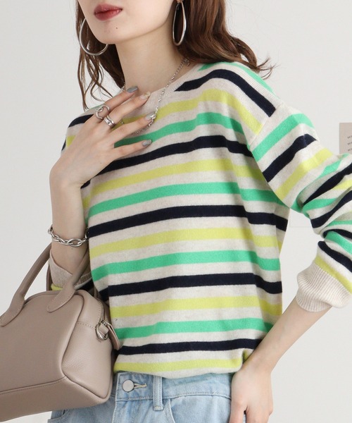 EGLANTINE ニット セーター Eglantine カシミヤブレンドマルチ