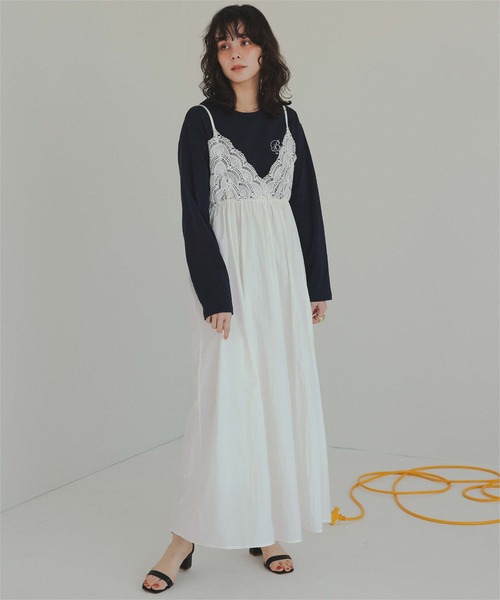 titivate（ティティベイト） ワンピース バストレースキャミソール