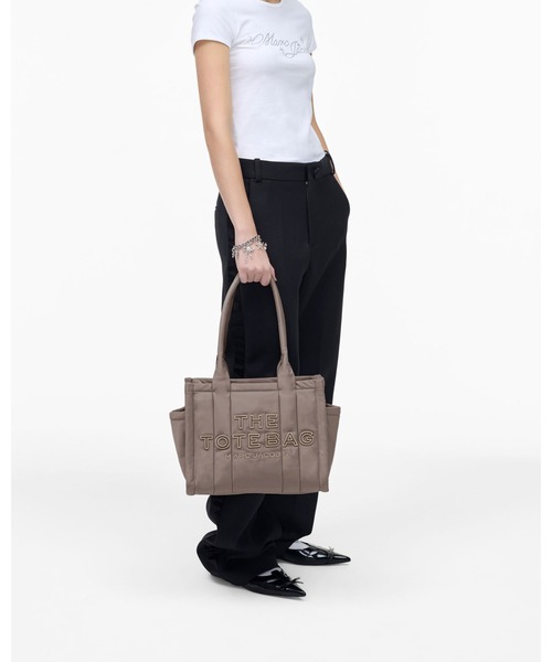 tmmiy使用数日 美品 マークジェイコブス レザー×パファナイロン MARC JACOBS（マーク・ジェイコブス） トートバッグ THE PUFFY NYLON