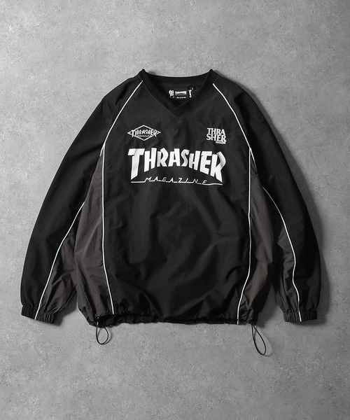 THRASHER 「THRASHER」 ゲーミング ナイロン プルオーバー