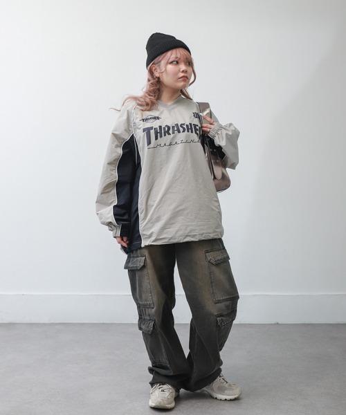 THRASHER 「THRASHER」 ゲーミング ナイロン プルオーバー
