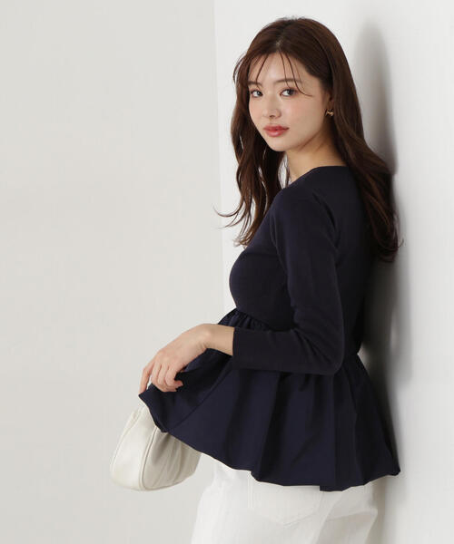 PROPORTION BODY DRESSING ニット セーター フィッシュテールバルーン  