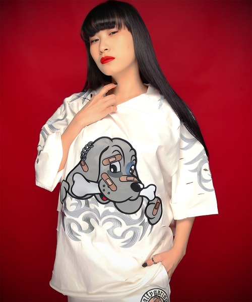 GALFY ガルフィー ぼろぼろとらいばりゅ半袖Tee 大型犬 新品未開封品 GALFY tシャツ GA×GALFY-ぼろぼろとらいばりゅTee メンズ