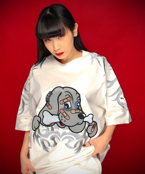 GALFY（ガルフィー） tシャツ GA×GALFY-ぼろぼろとらいばりゅTee
