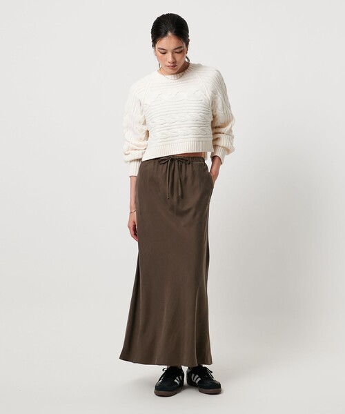 UNITED ARROWS マキシスカート UNITED ARROWS ユナイテッドアローズ 日本製 コットンツイル