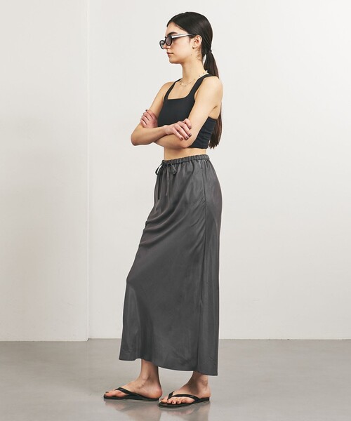 TO UNITED ARROWS スカート 「TO ARROWS」フレア マキシスカート