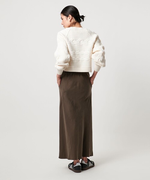【新品未使用】ユナイテッドアローズ　マキシ丈S フレアスカート ブラウン TO UNITED ARROWS スカート 「TO ARROWS」フレア マキシスカート