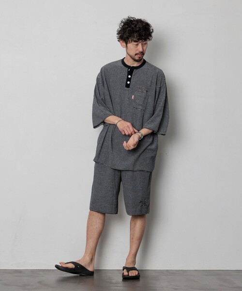 パジャマ SAUVENIR/サウベニア 別注 KANNAIGI by Healthknit/パイル/館内着/ヘルスニット/セットアップ メンズ レディ | FREAK'S STORE | 05
