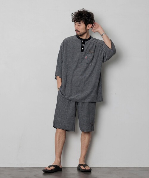 パジャマ SAUVENIR/サウベニア 別注 KANNAIGI by Healthknit/パイル/館内着/ヘルスニット/セットアップ メンズ レディ | FREAK'S STORE | 24