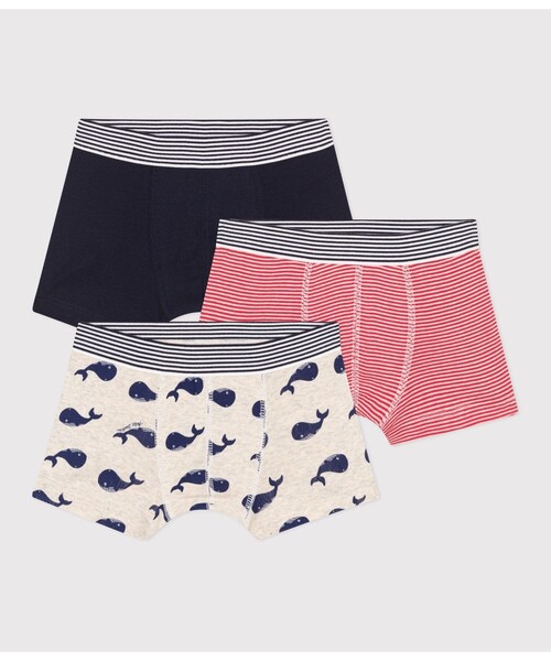 PETIT BATEAU（プチバトー） トランクス トランクス3枚組 キッズ 子供 