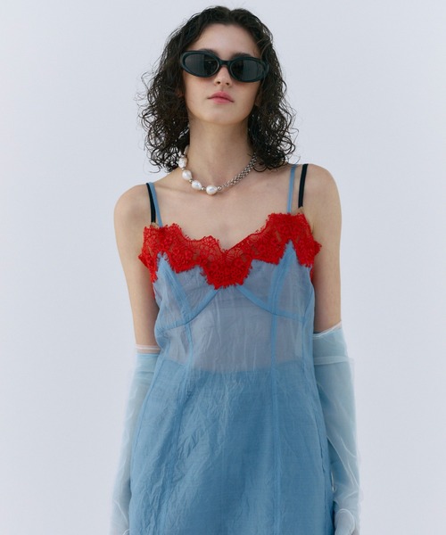 JOSE MOON（ジョゼムーン） キャミソール SHEER TRIMMING LACE