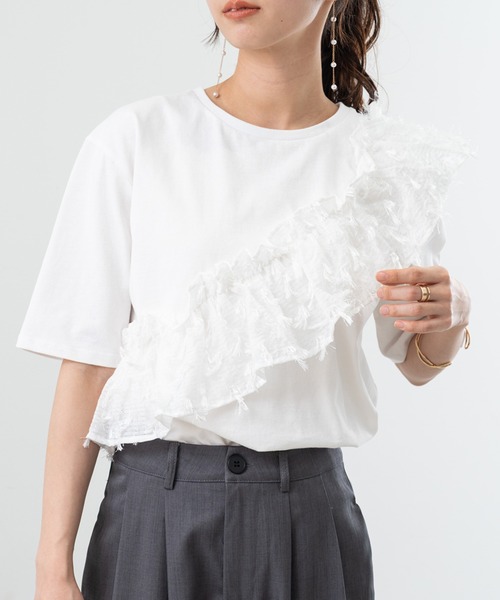 売れ筋商品|||アンナ フィールド Tシャツ レディース トップス Print T-shirt -  white ANNA LUNA tシャツ 「ANNA LUNA」着るだけで 旬 style が 完成