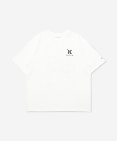 NEWERA Tシャツ 水陸両用 XL ラッシュガード ナイキ ハーレー 白 Hurley/ハーレー 半袖Tシャツ 水陸両用/ユーティリティー UVケア