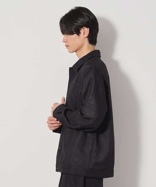 THE SHOP TK ブルゾン アウター パナマメッシュトラッカー