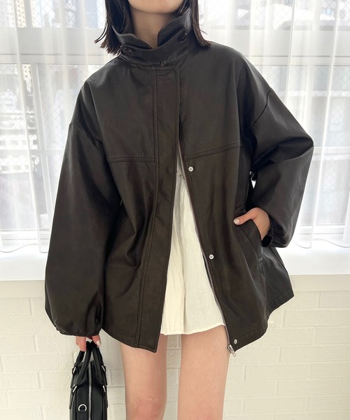 「mystic」 ブルゾン 1 ブラウン レディース_画像5