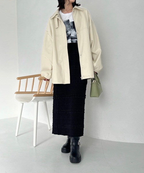 「mystic」 ブルゾン 1 ブラウン レディース_画像7