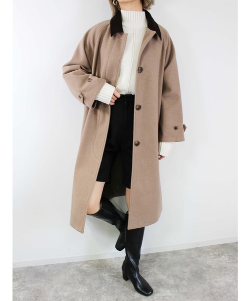 ステンカラーコート　モカ　Mサイズ URBAN RESEARCH DOORS（アーバンリサーチドアーズ） ステンカラー