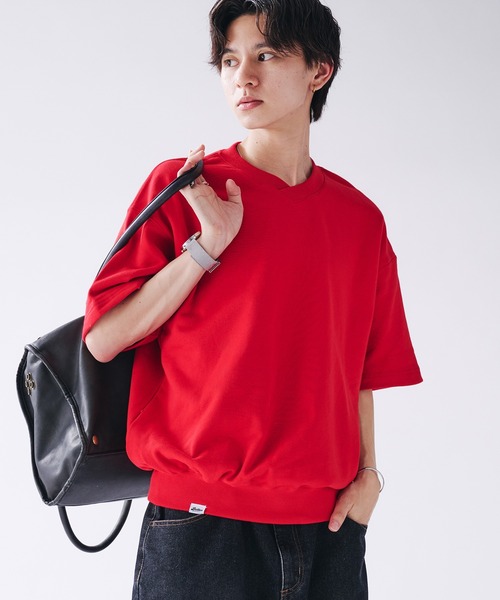 Tシャツ(半袖/袖なし) K.K closet  V-neck Balloon Tops Kelen（ケレン） バルーントップ Tシャツ / メンズ 半袖 ハーフ