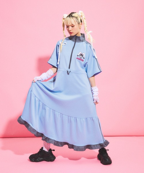 PUNYUS（プニュズ） ワンピース Rabbit girl半袖トラックワンピース