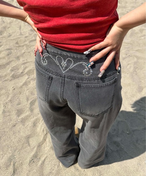 限定SALE willfully新作 ハートスタッズデニム sedacle girl ジーンズ