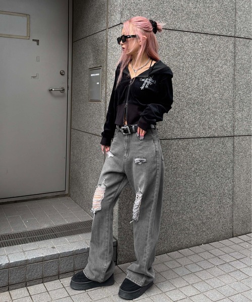 civarize スタッズダメージデニム cso_wc-7401102-s-a007