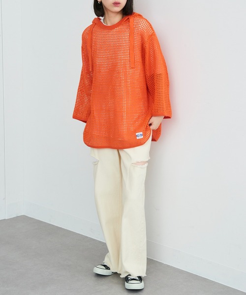 ARMY TWILL パーカー 「ARMY TWILL」Cotton Mesh Hoodie AM