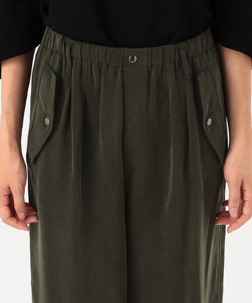 K．T キヨコ タカセ（K．T KIYOKO TAKASE）/【2WAY】キュプラフィブリルサテン カーゴパンツ K.T KIYOKO TAKASE（K.T キヨコ タカセ） パンツ 「2WAY」キュプラ