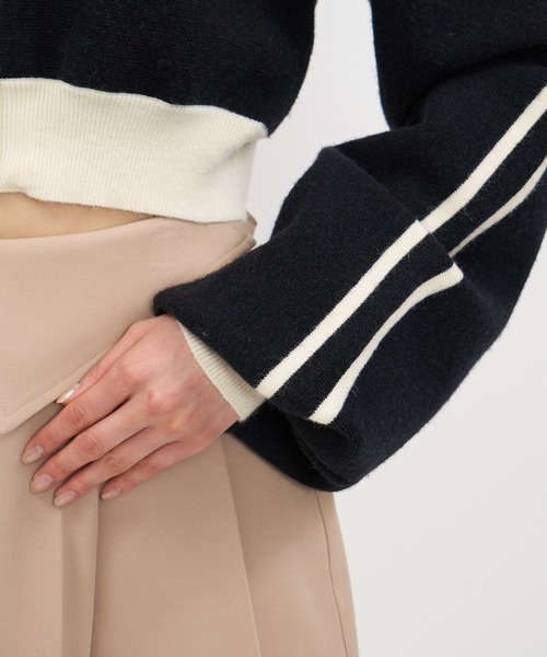 「SPIRALGIRL」 ニットカーディガン FREE ホワイト レディース_画像4