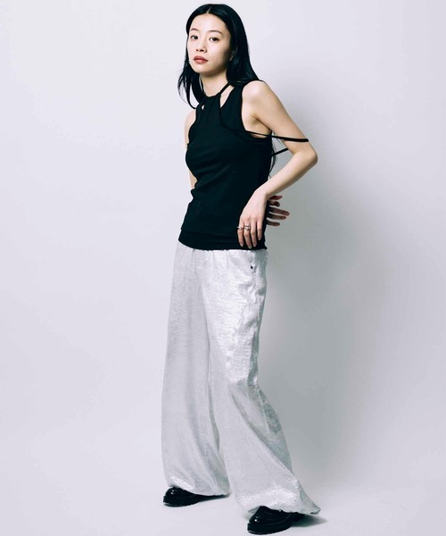 led.tokyo タンクトップ ノースリーブ 「led.tokyo」HAULTERNECK