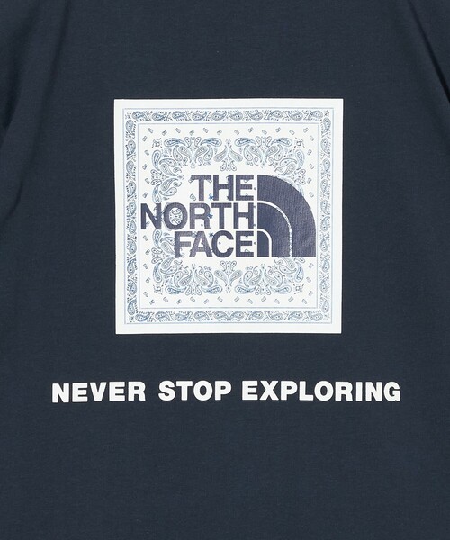 THE NORTH FACE tシャツ 「THE FACE」バンダナスクェア ロゴT