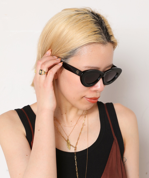 Anine Bing サングラス ANINE BING Indio Sunglasses - Black