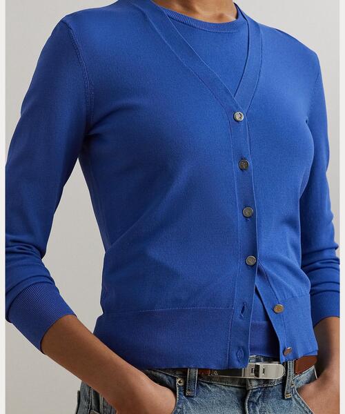 LAUREN RALPH カーディガン Vネック レディース : ZOZOTOWN Yahoo!店