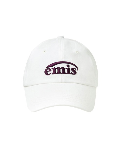 【美品】【emis】ロゴキャップ クリーム emis キャップ 帽子 NEW LOGO EMIS CAP(RENEWAL) レディース
